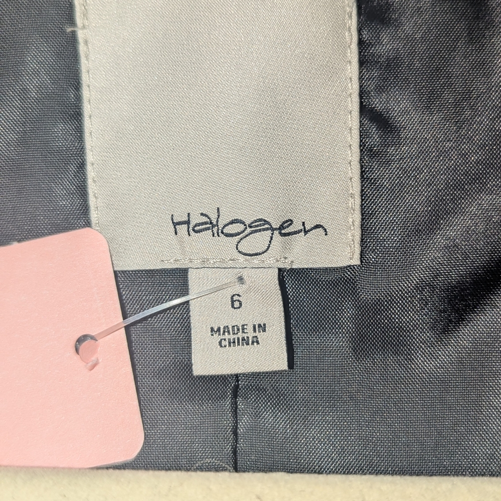 Halogen Open Front Black Women's Blazer - Picture 2 of 2